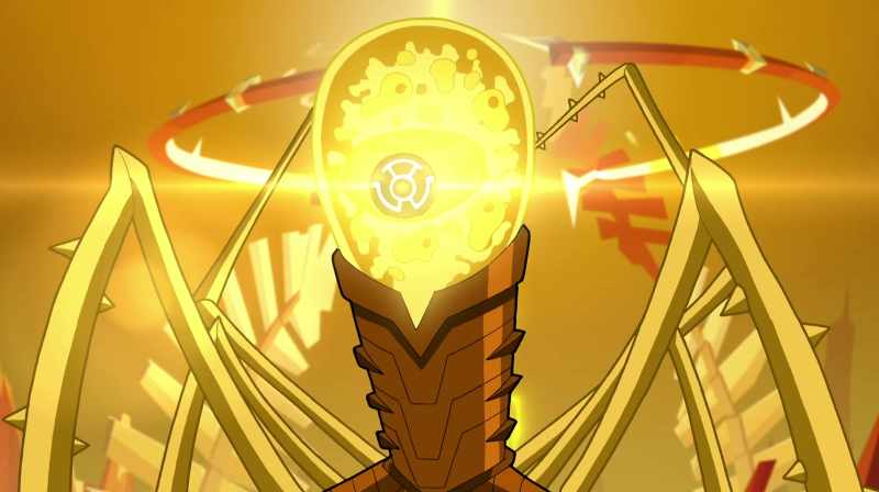 Sinestro, the intruder is dust