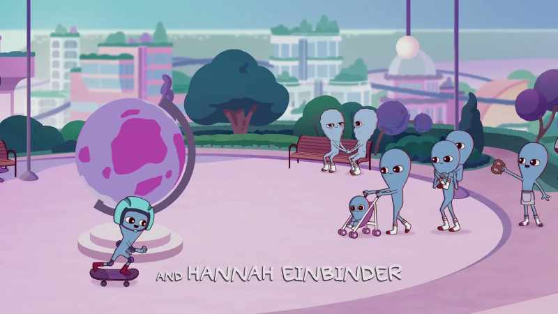 [singer] ♪ Here's our orb It's slightly leaning ♪