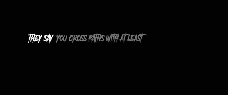 [Singer] They say you cross paths