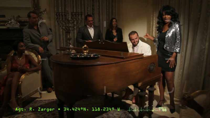 SINGER: ♪Well, he may not be tall,♪