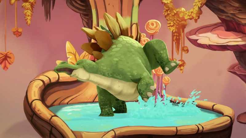 (singing) ♪ A soggy stego is a silly-saur! ♪