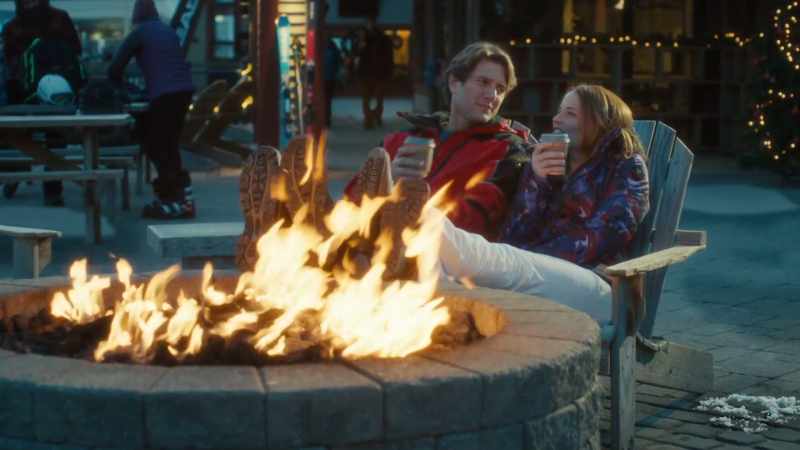 (SINGING) Candles glow by the fireside