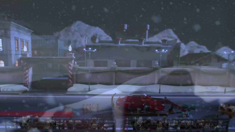 (singing): ♪ Christmas is here ♪