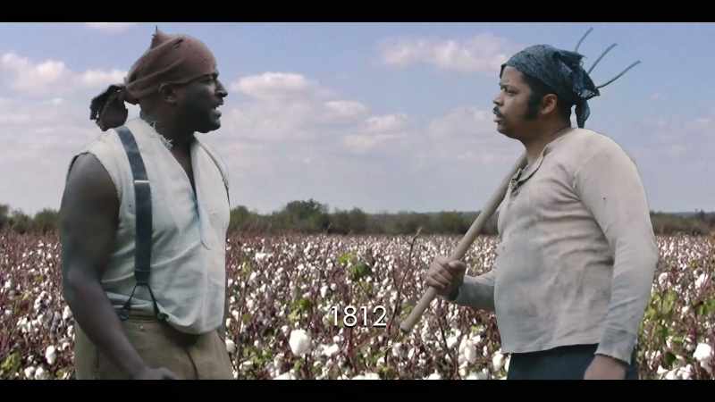 Singing gospel songs in the cotton fields
