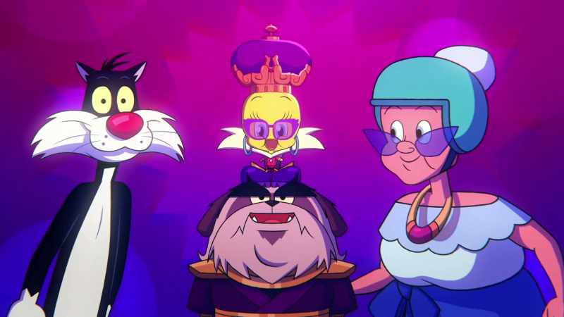 [singing] ♪ I'm sitting pretty in my crown on the throne ♪