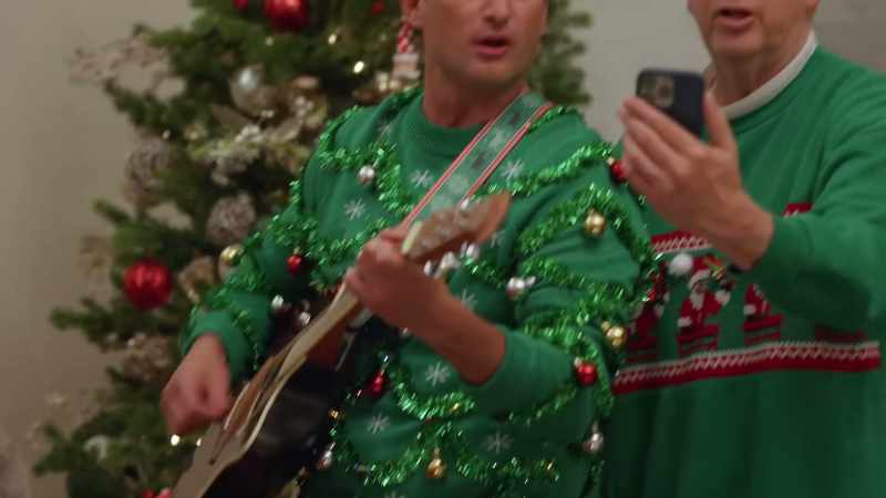 (SINGING) Oh, jingle bells, jingle bells