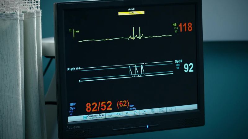 Sinus tach, but she's still hypotensive. - She'll bleed out