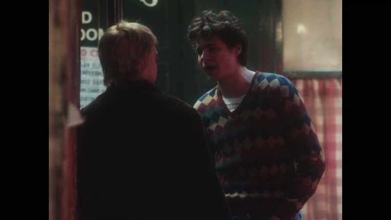 Sipping pints at the pub with that look in his eye