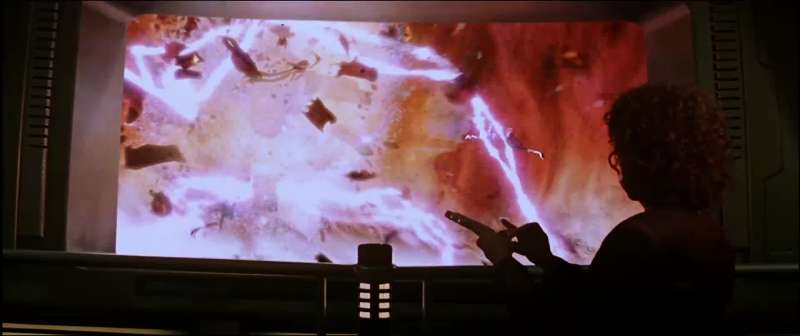 Sir the starboard vessel's hull is collapsing