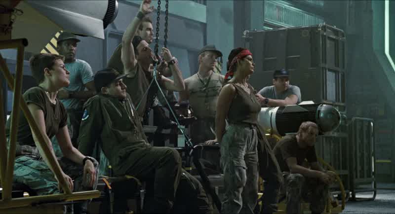 Sir What is it HicksHudson sir He's HicksWhat's the questionIs this gonna be a stand up fight sir or another bug huntAll we know is that there's still no contact with the colonyand that a xenomorph