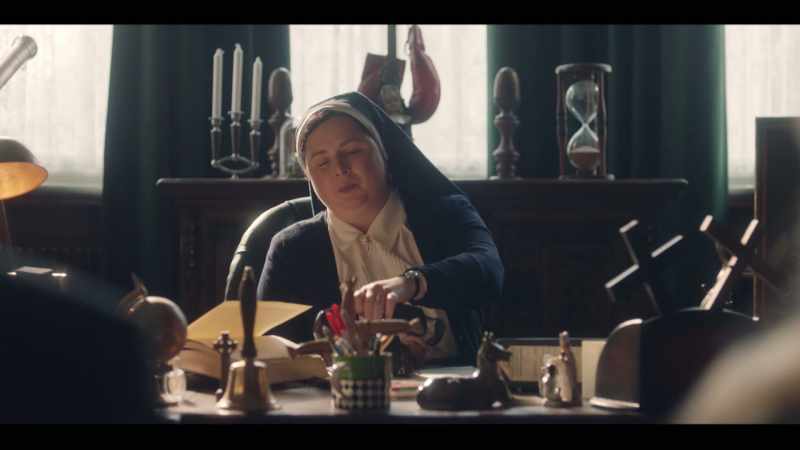 Sister, priest is here. -[Sister Michael] I'll call you back