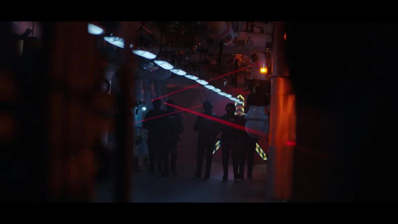 Six. Armed. Riot gear