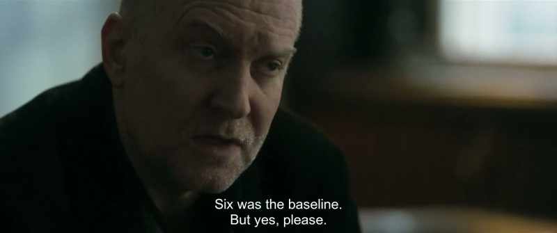 Six was the baseline. But yes, please