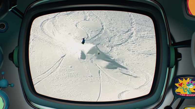 [skier screaming]