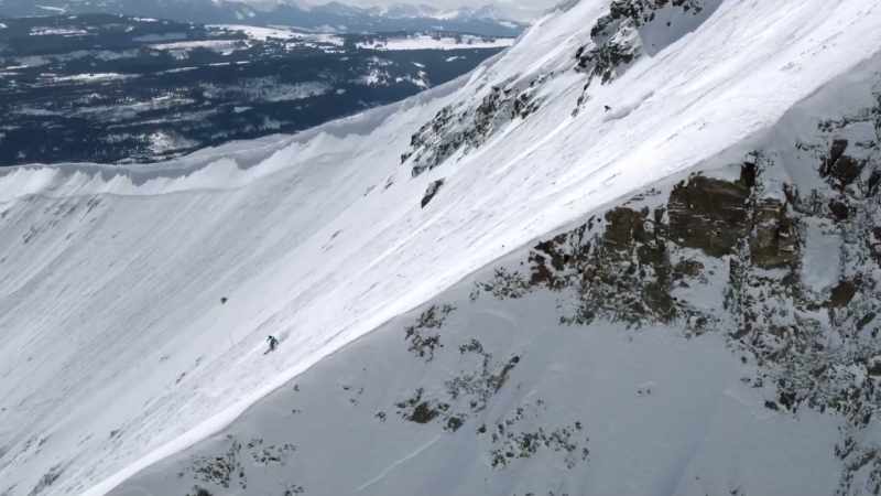 (skiers cheer)