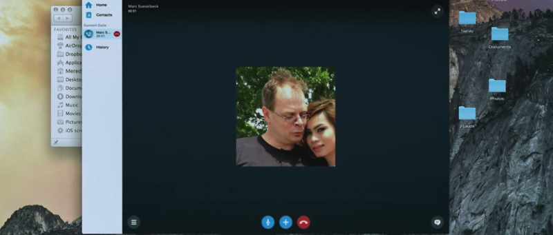 [Skype ringing]