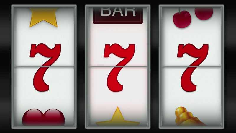 (slot machine chiming)