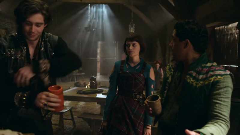 Slovenly wench! Come, drink with us