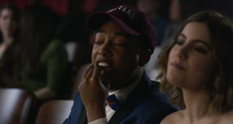 [slurps] - [man speaking on screen]