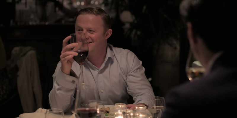(SLURRING) I quite like this. It's full bodied. (CHUCKLES)