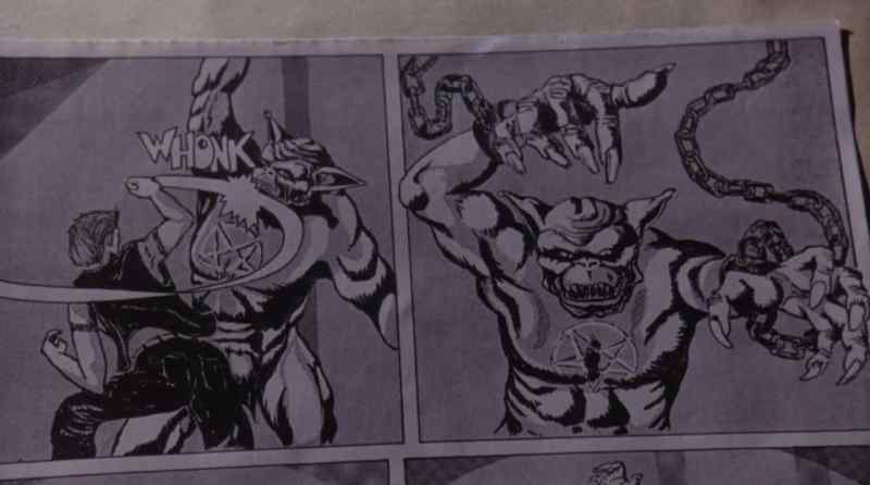 (smack) (chains rattling)