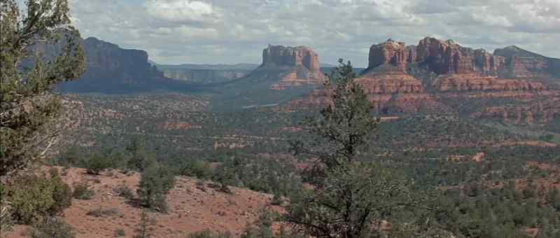 Smack into Apache country without no gun