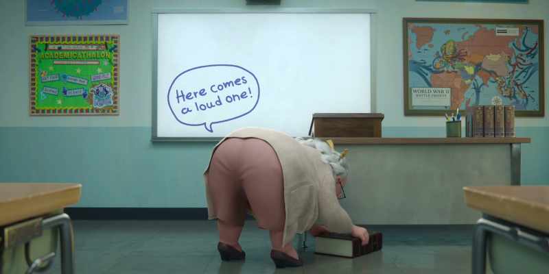 [smart board beeping] -[kids laughing]