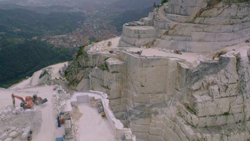 SMITH: Marble has been mined here since Roman times