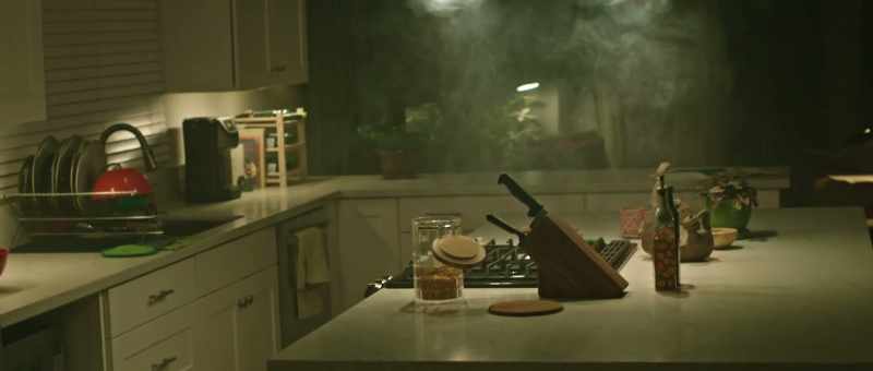 [smoke detector beeping]