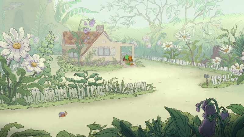 [Snail humming]