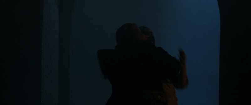 (SNARLING) - (FATHER BURKE GRUNTING)