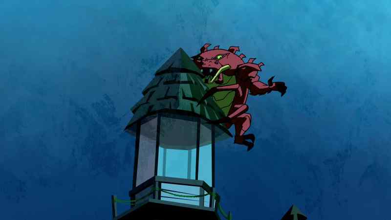 [snarling]