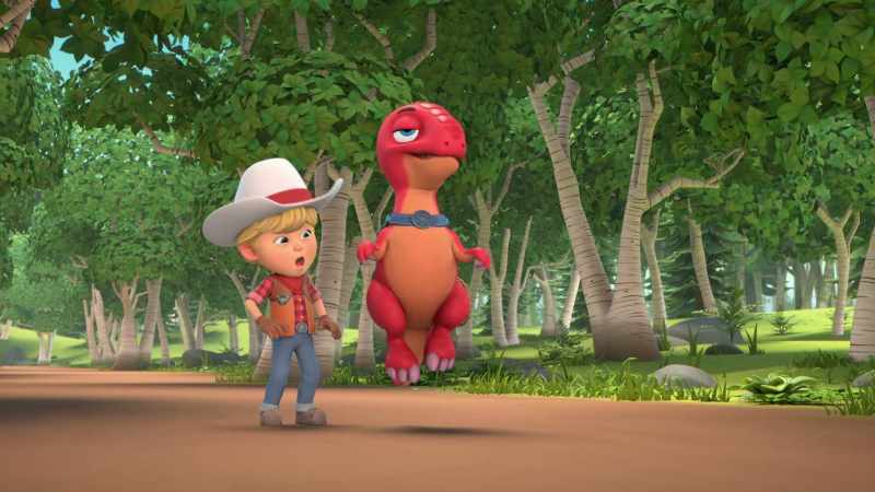 [sneezing] -Oh, no. The Dino-Wackies