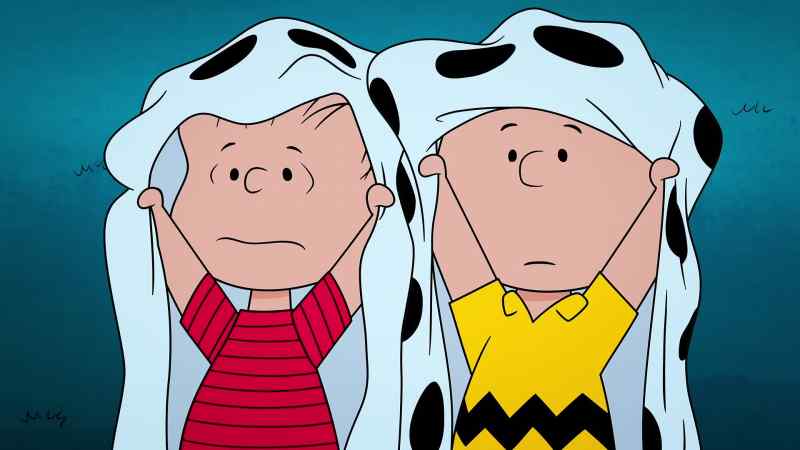 Snoopy doesn't really understand Halloween, does he?
