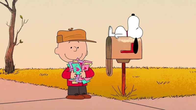 Snoopy, look at all these valentines