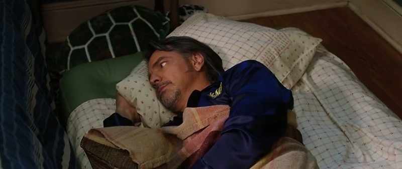 (SNORES LOUDER) - (AIR HISSING)