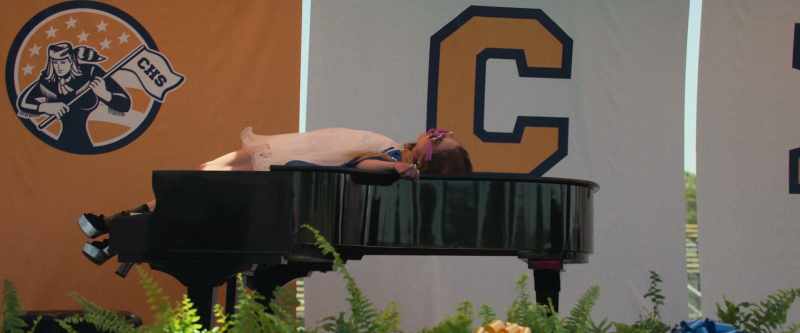 [snoring] - [George scatting]