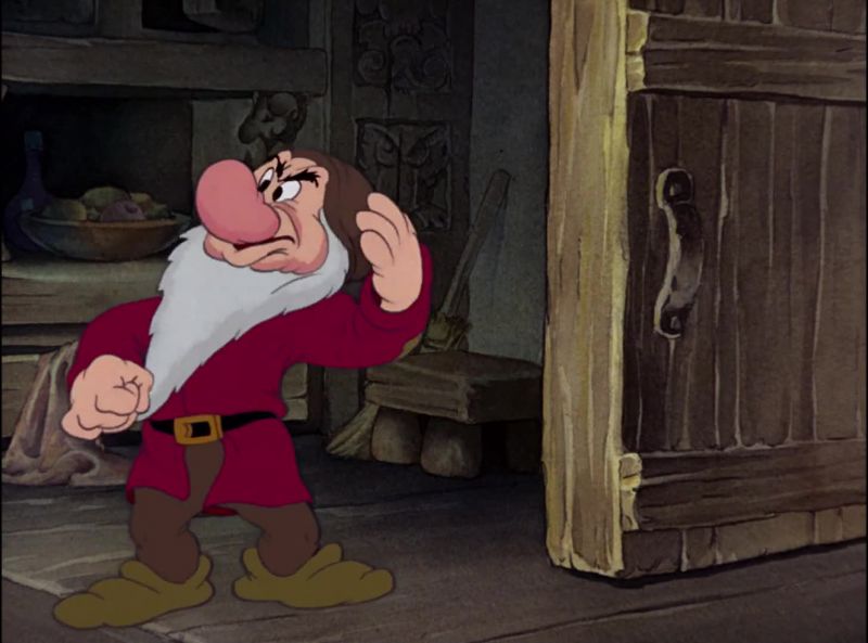 (SNOW WHITE LAUGHING)
