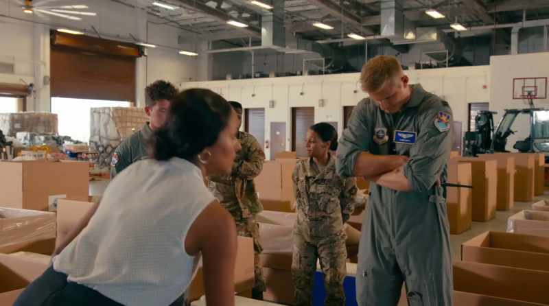 So, Air Force base or Claws' little village?