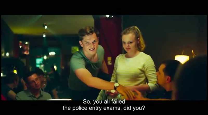 So you all failed the police exam?