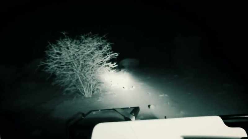 SO, ALTHOUGH IT LOOKS LIKE A FLOODLIGHT ON THE SCREEN
