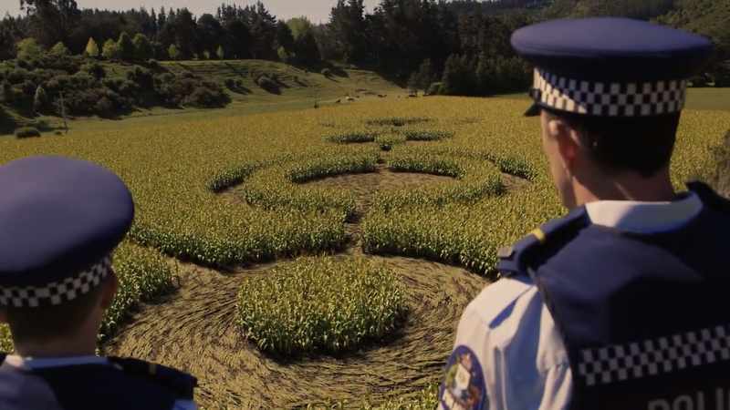 So, we appear to have come across a large circle within some crops