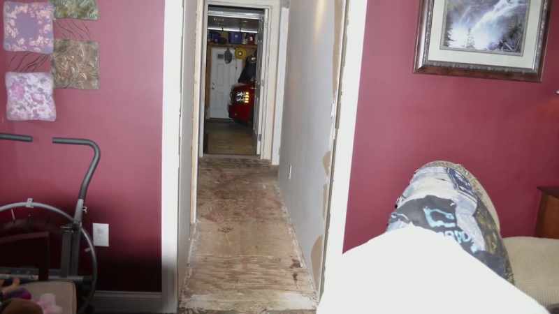 So we approached the bedroom door