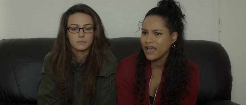 So who are they? - I don't know but the chick is scary