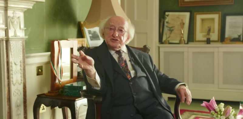 So you begin to get the scatter of the Irish