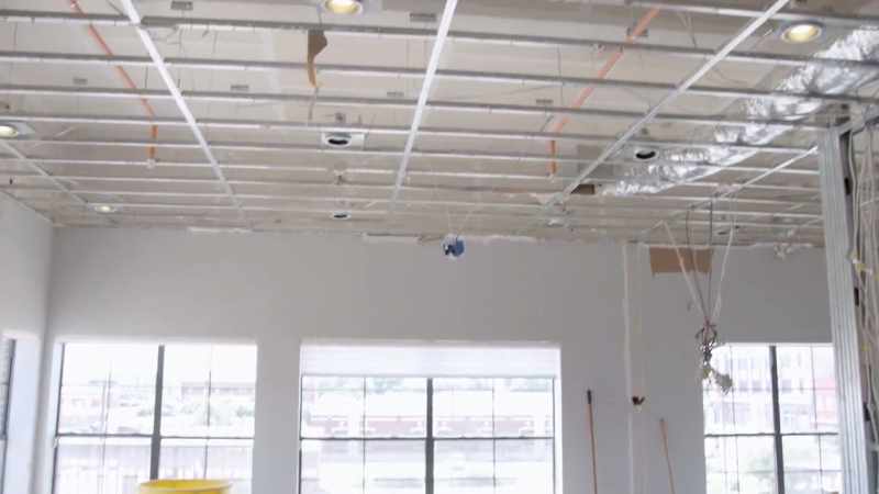 So being in the space today, seeing that the ceiling's out