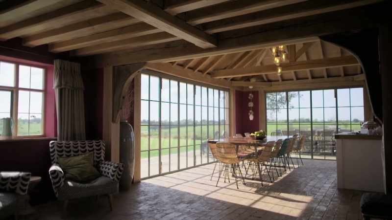 So that bit there, that's the modern extension