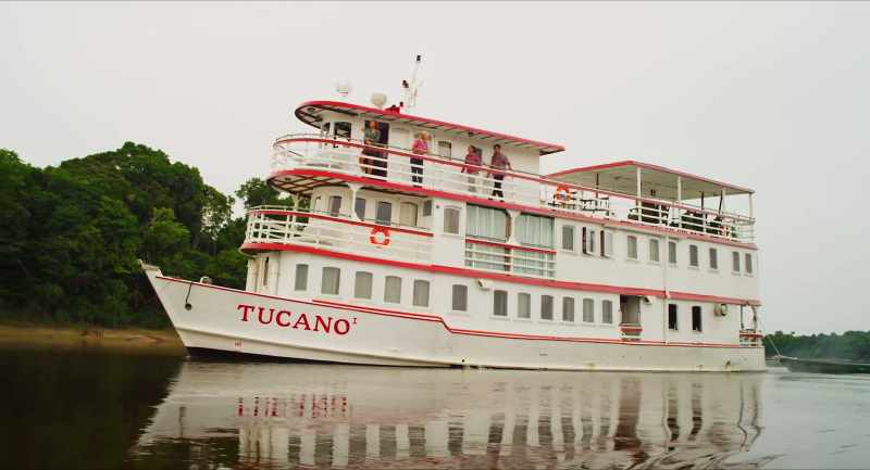 So, blackmailed you onto the boat, huh?