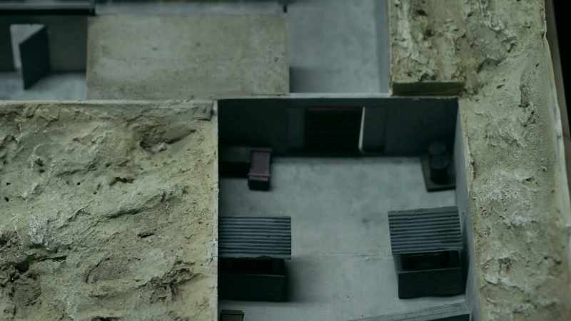 So, by dropping through the air ducts