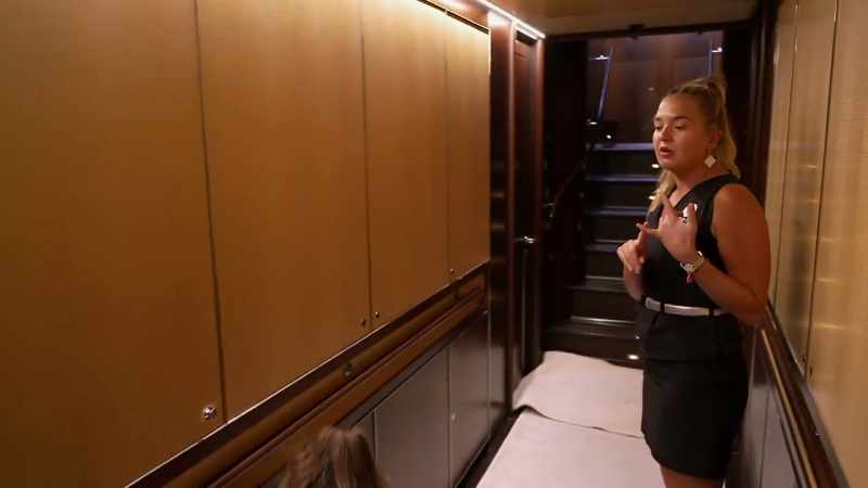 So, you can go down and help in the galley and cleaning